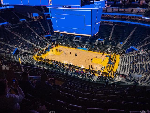 Seating view for Chase Center Section 218