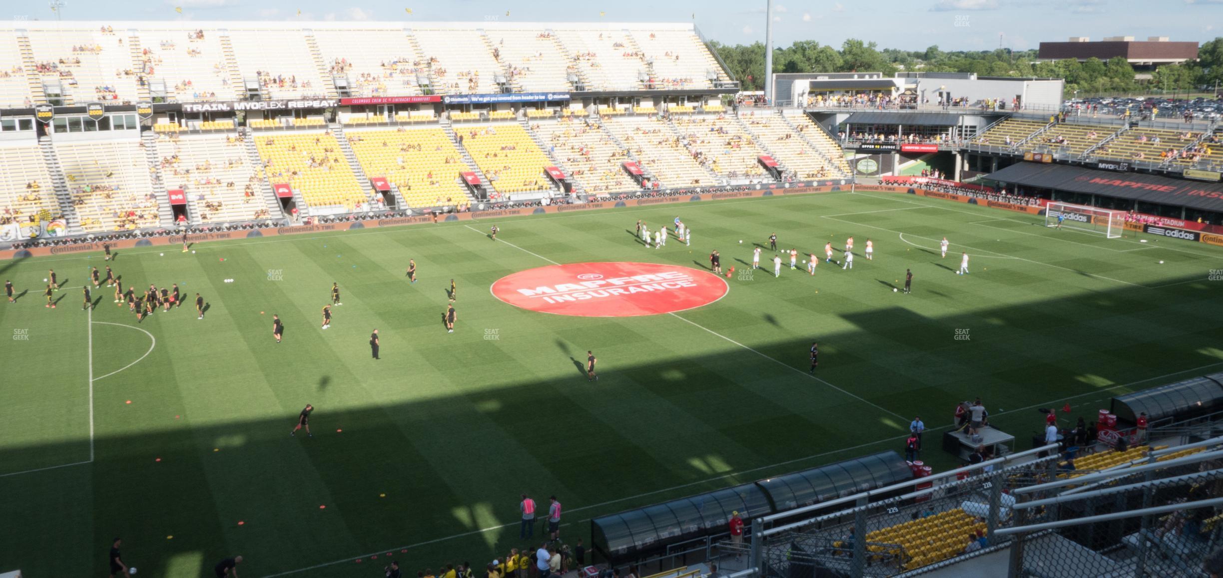 Seating view for Historic Crew Stadium Section 229