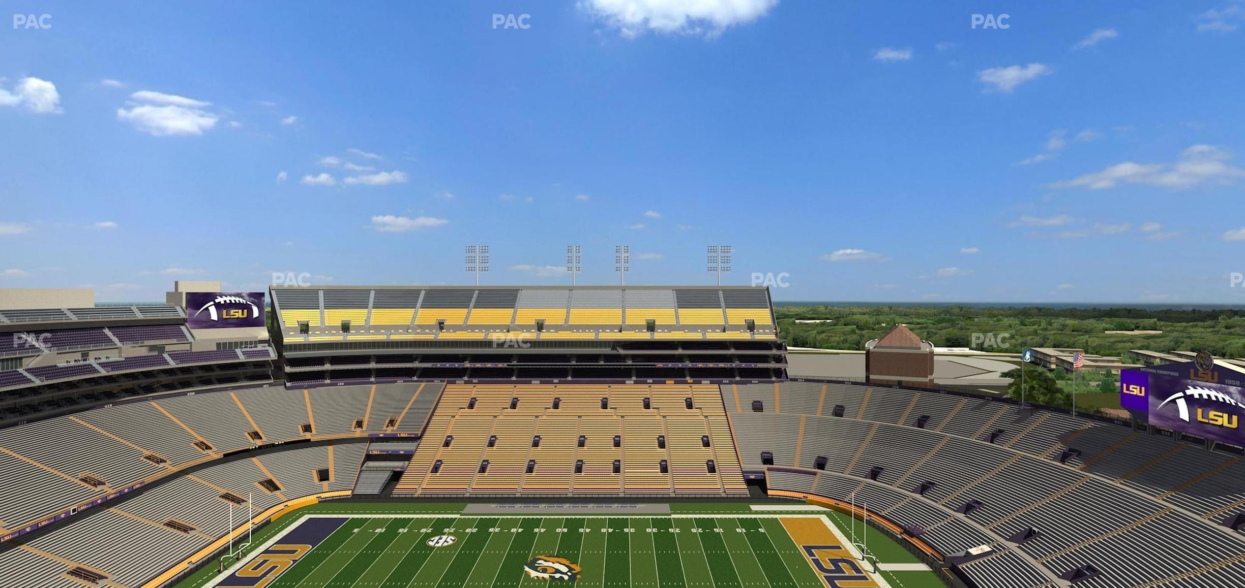 Seating view for Tiger Stadium Section 634