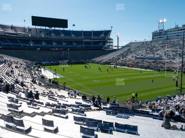 Seating view for Beaver Stadium Section North K