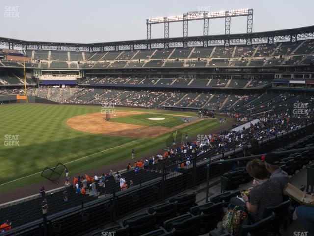 Seating view for Coors Field Section 246