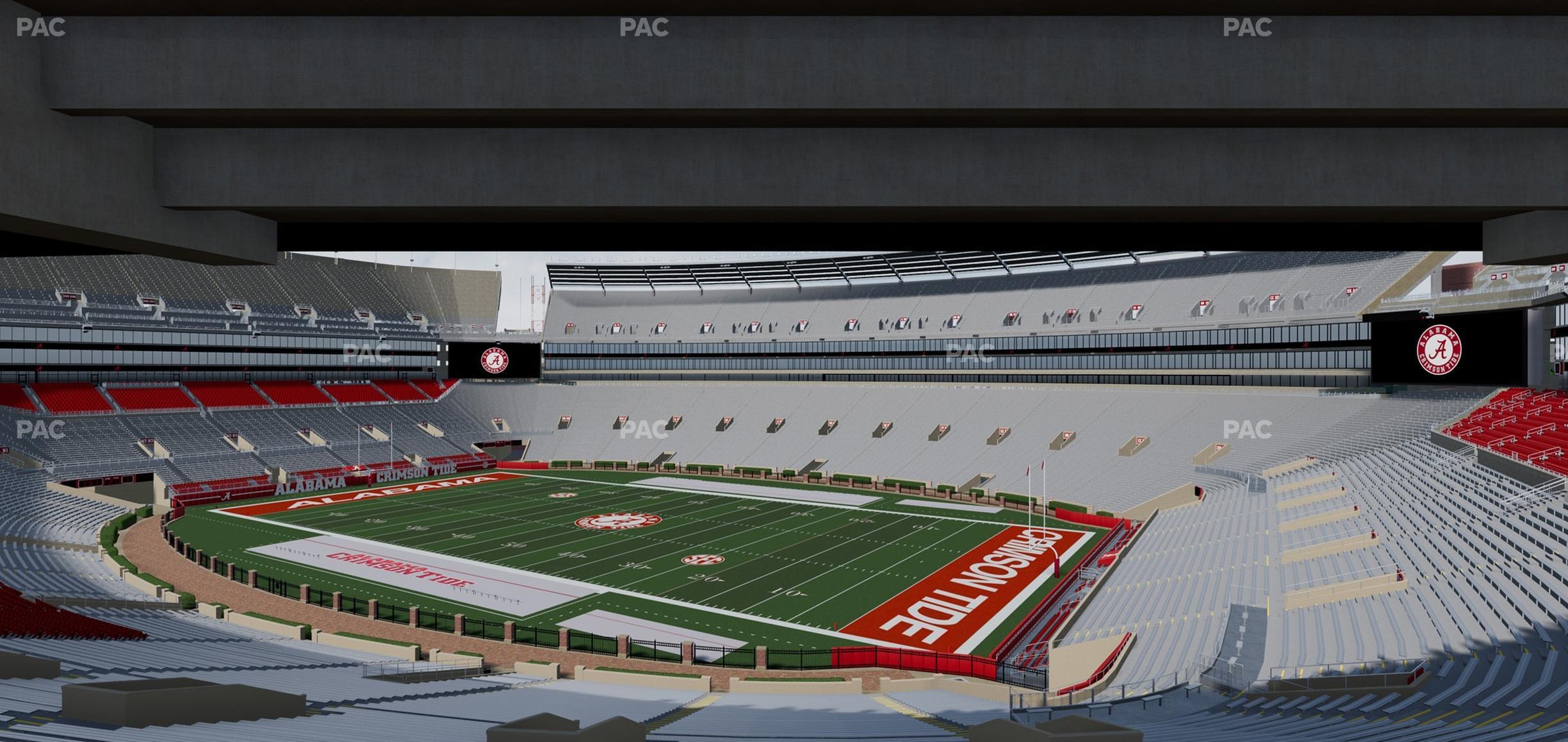 Seating view for Bryant Denny Stadium Section Loge Box 14