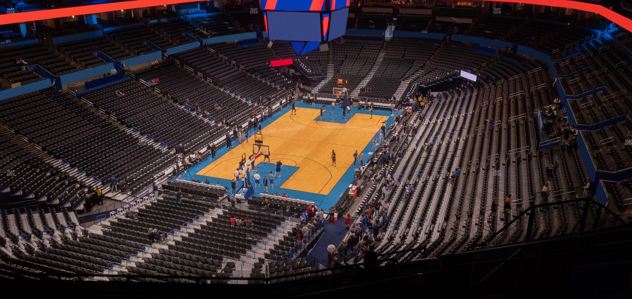 Seating view for Paycom Center Section 329