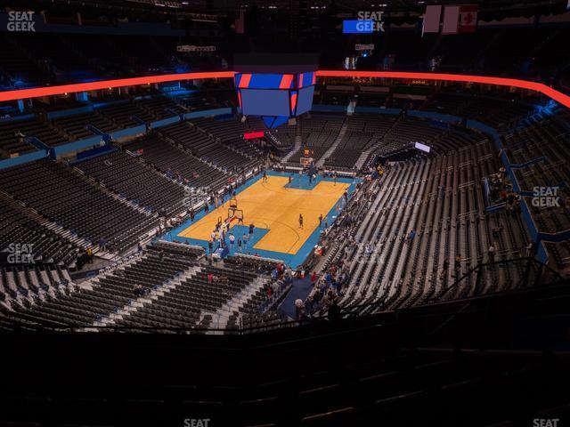 Seating view for Paycom Center Section 329