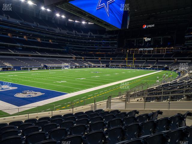 Seating view for AT&T Stadium Section 144