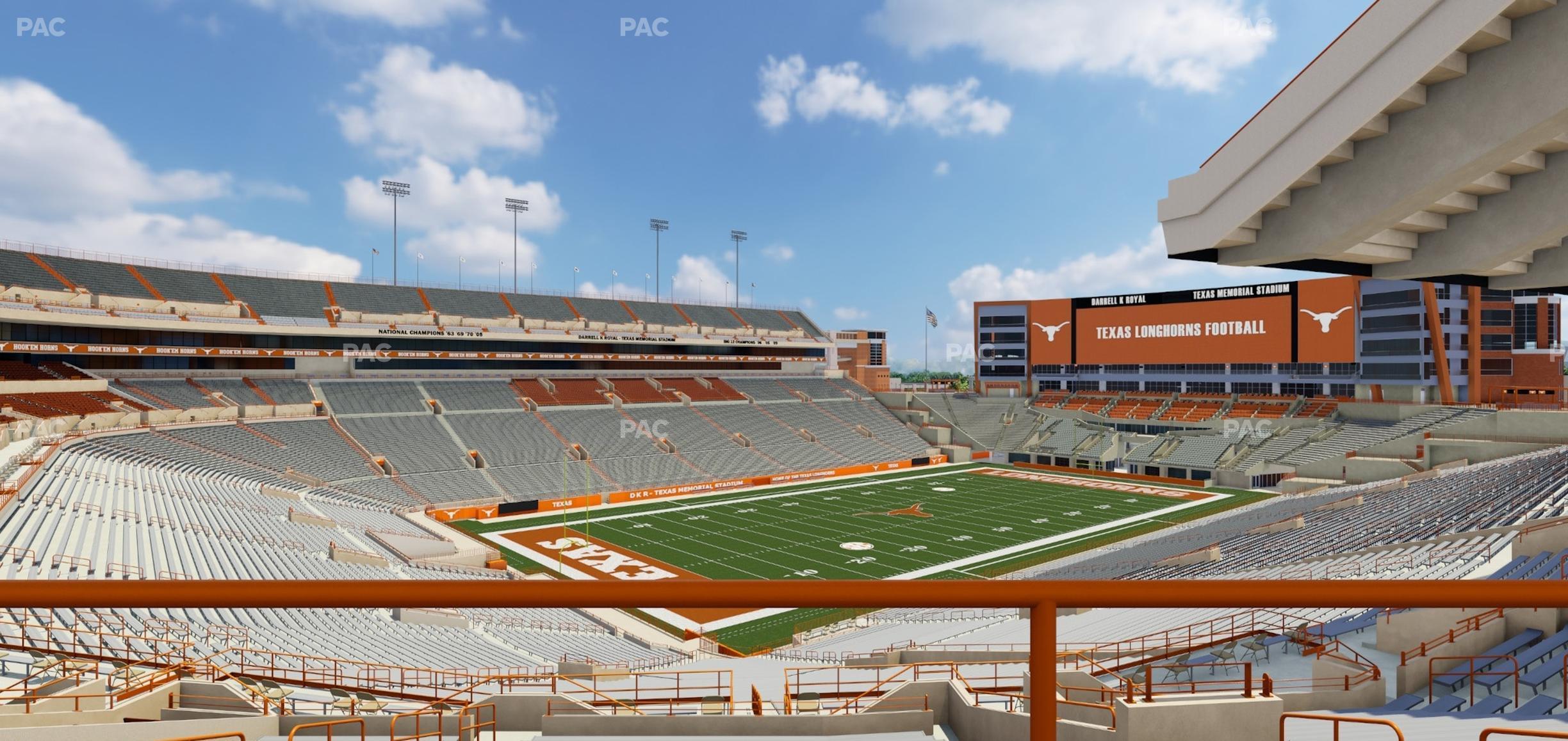 Seating view for Darrell K Royal - Texas Memorial Stadium Section 11