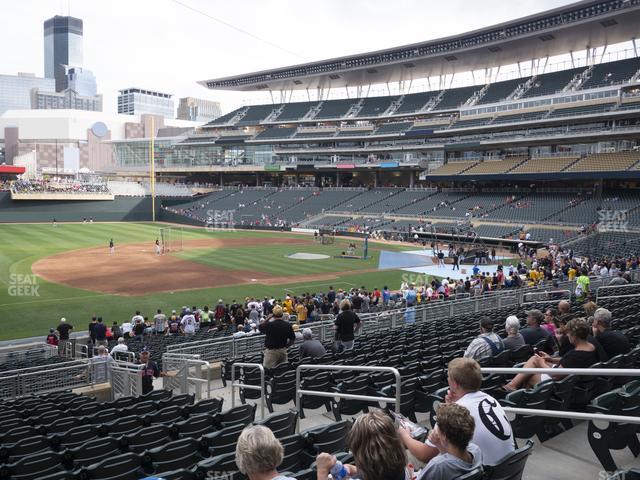 Seating view for Target Field Section 122