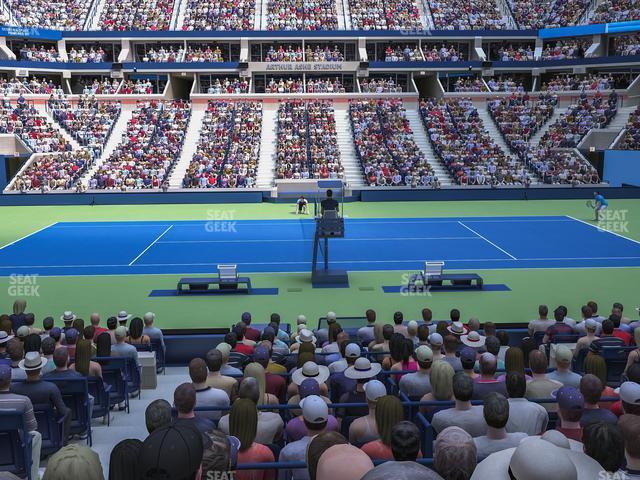 Seating view for Arthur Ashe Stadium Section 52