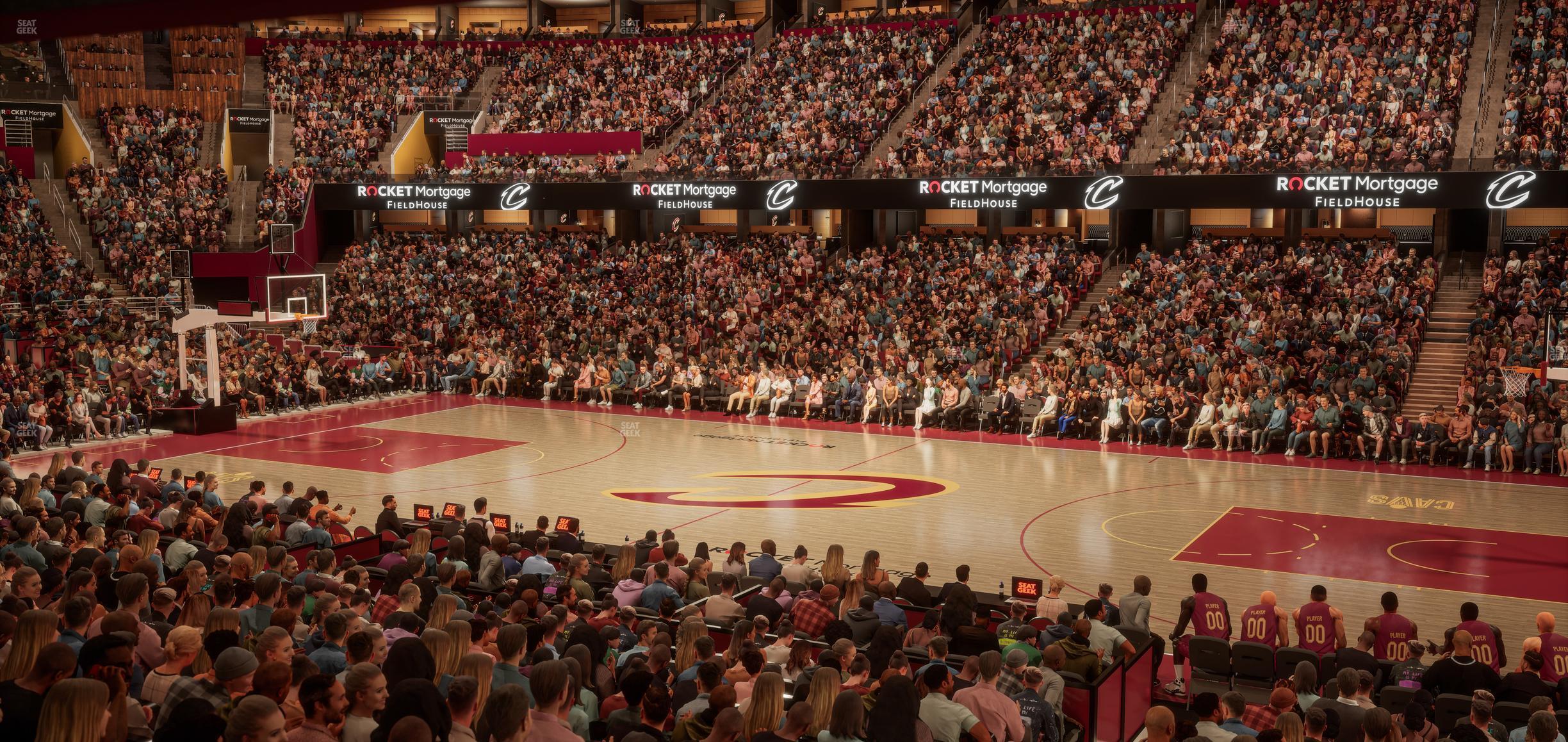 Seating view for Rocket Mortgage FieldHouse Section Founders Suite 5