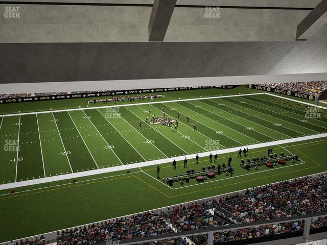 Seating view for Caesars Superdome Section Suite 454