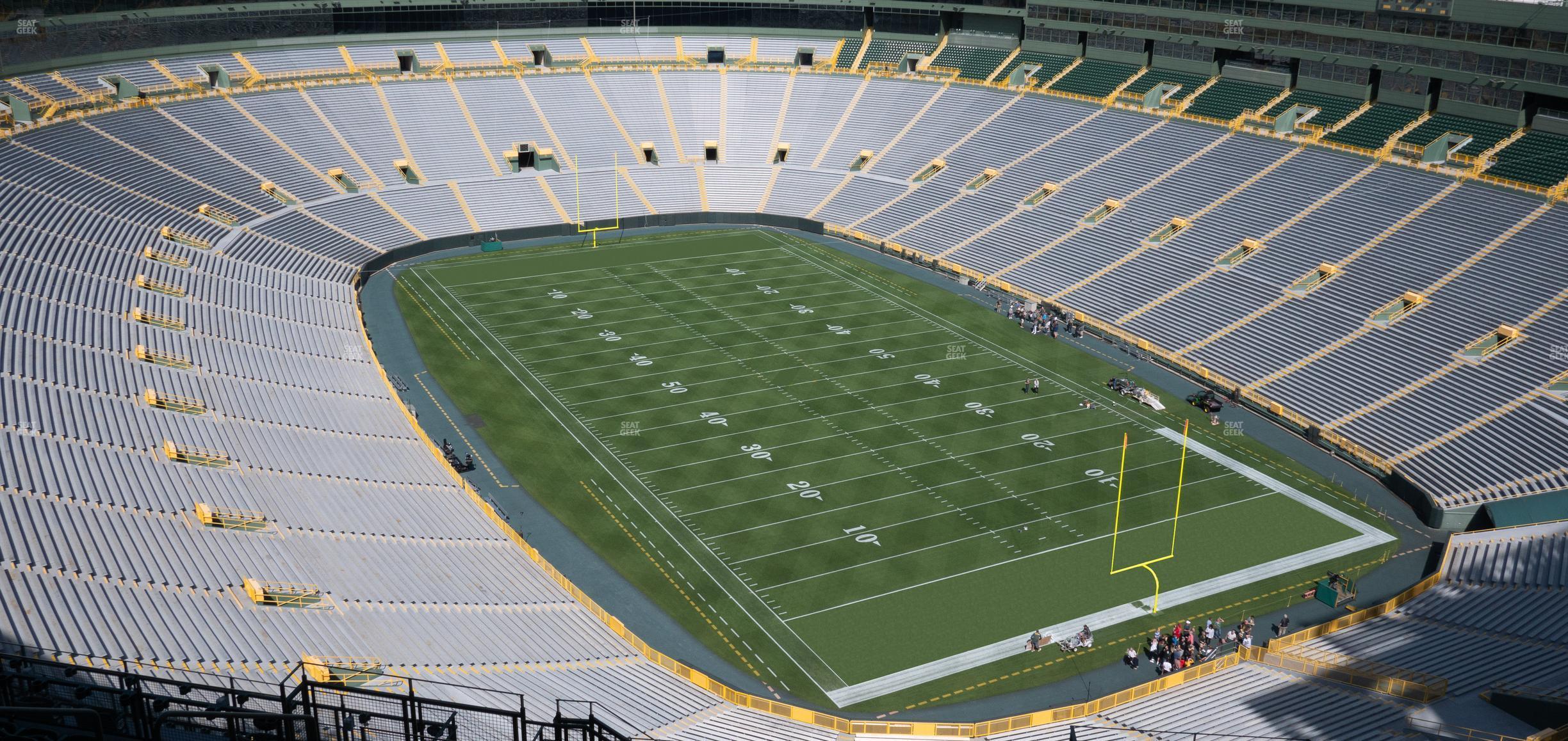 Seating view for Lambeau Field Section 738 S