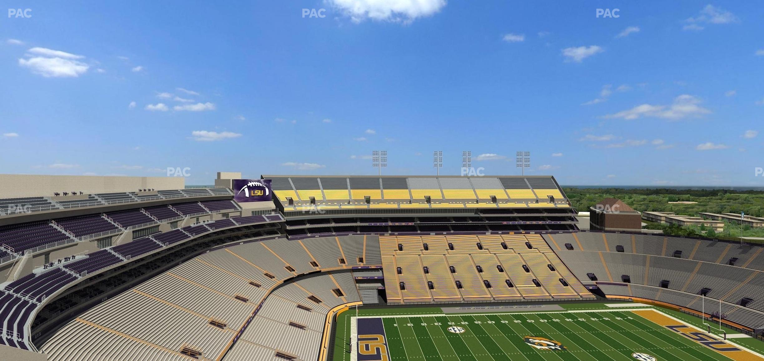 Seating view for Tiger Stadium Section 640