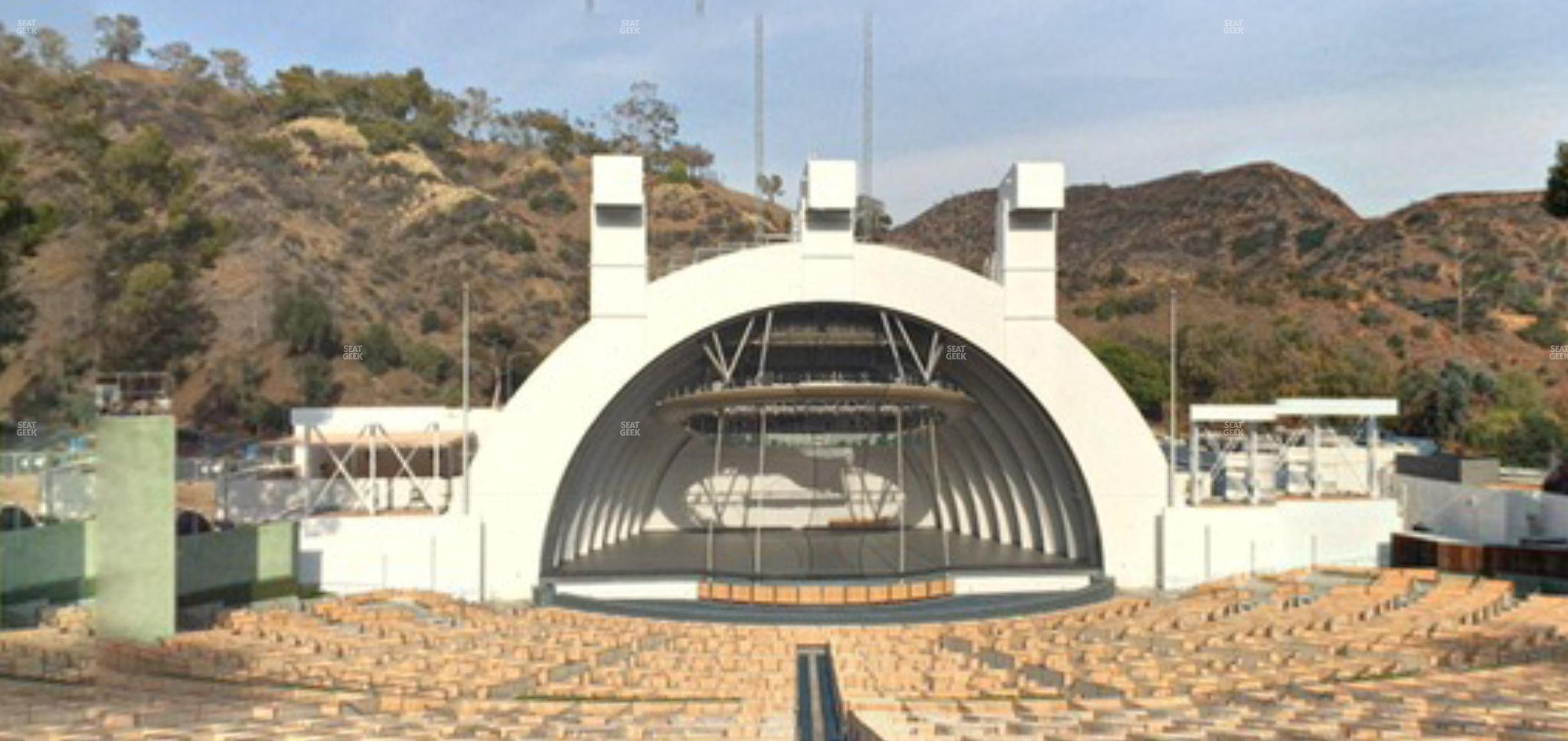 Seating view for Hollywood Bowl Section J 1