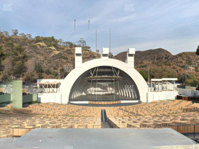 Seating view for Hollywood Bowl Section J 1