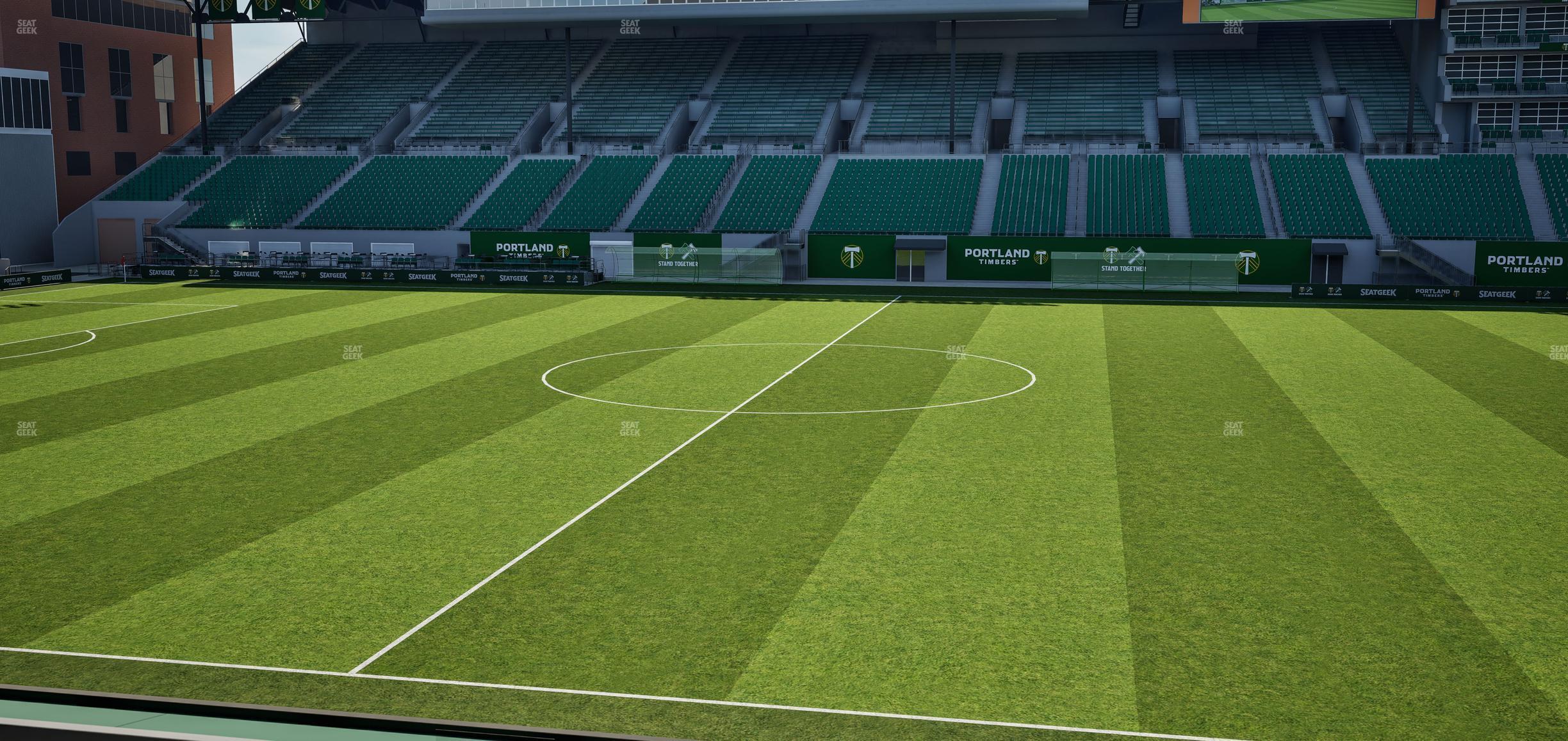 Seating view for Providence Park Section Club 4