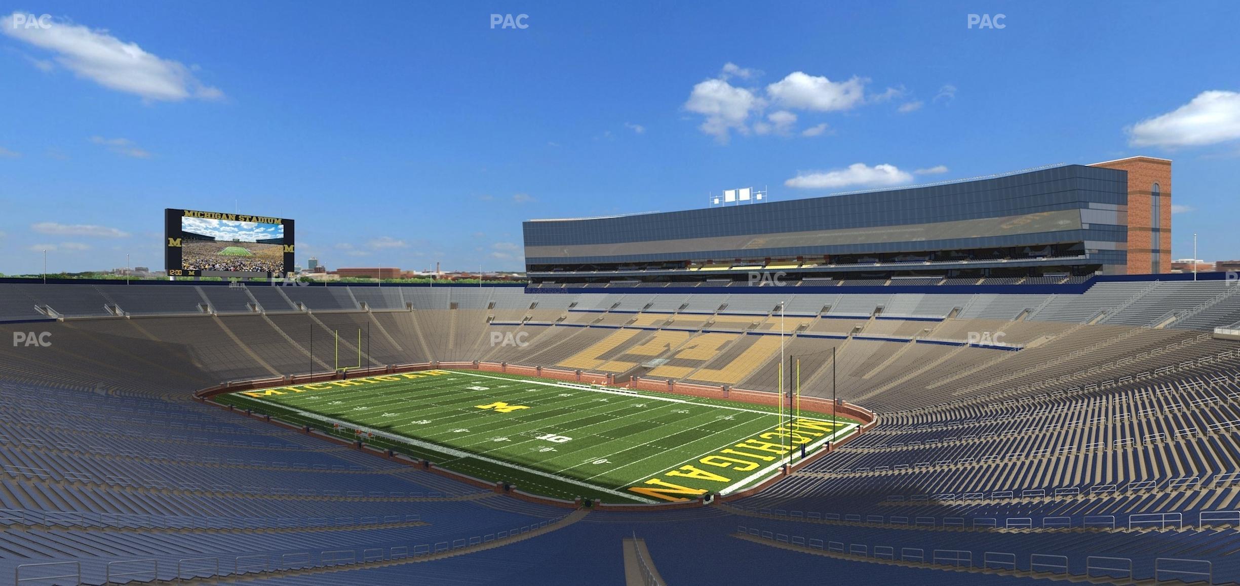 Seating view for Michigan Stadium Section 17