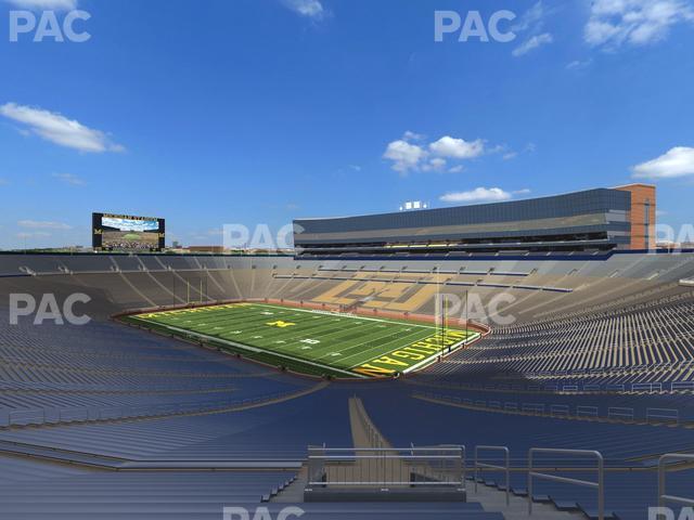 Seating view for Michigan Stadium Section 17