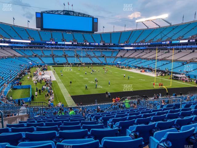 Seating view for Bank of America Stadium Section 232