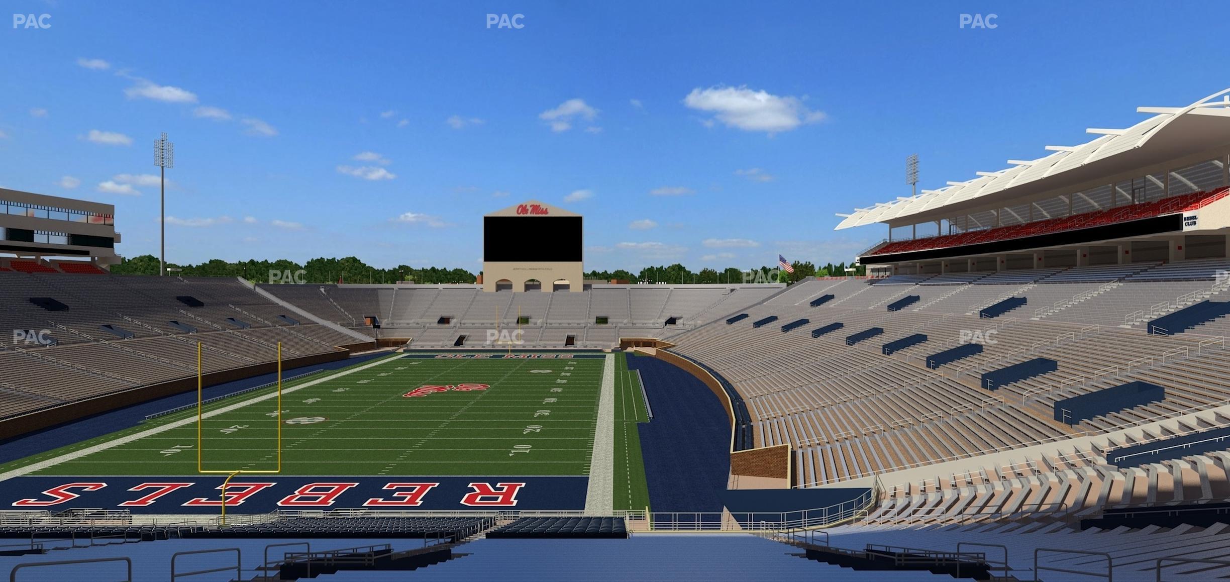 Seating view for Vaught Hemingway Stadium Section S 4