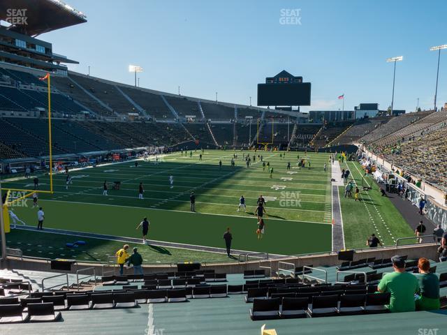 Seating view for Autzen Stadium Section 19