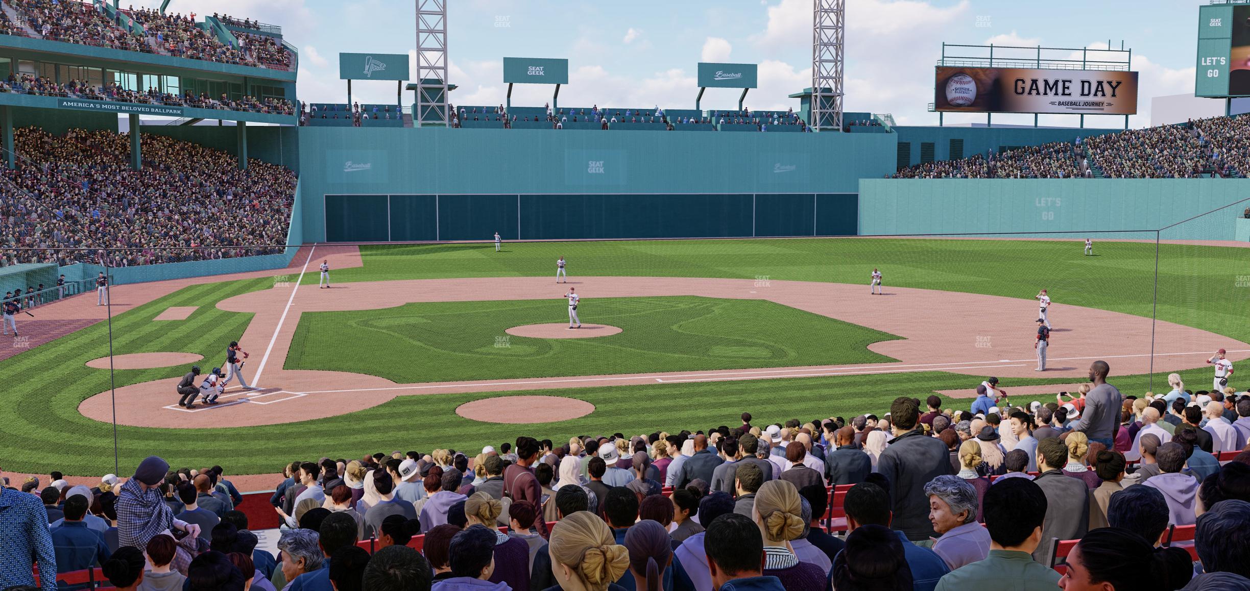 Seating view for Fenway Park Section Loge Box 122