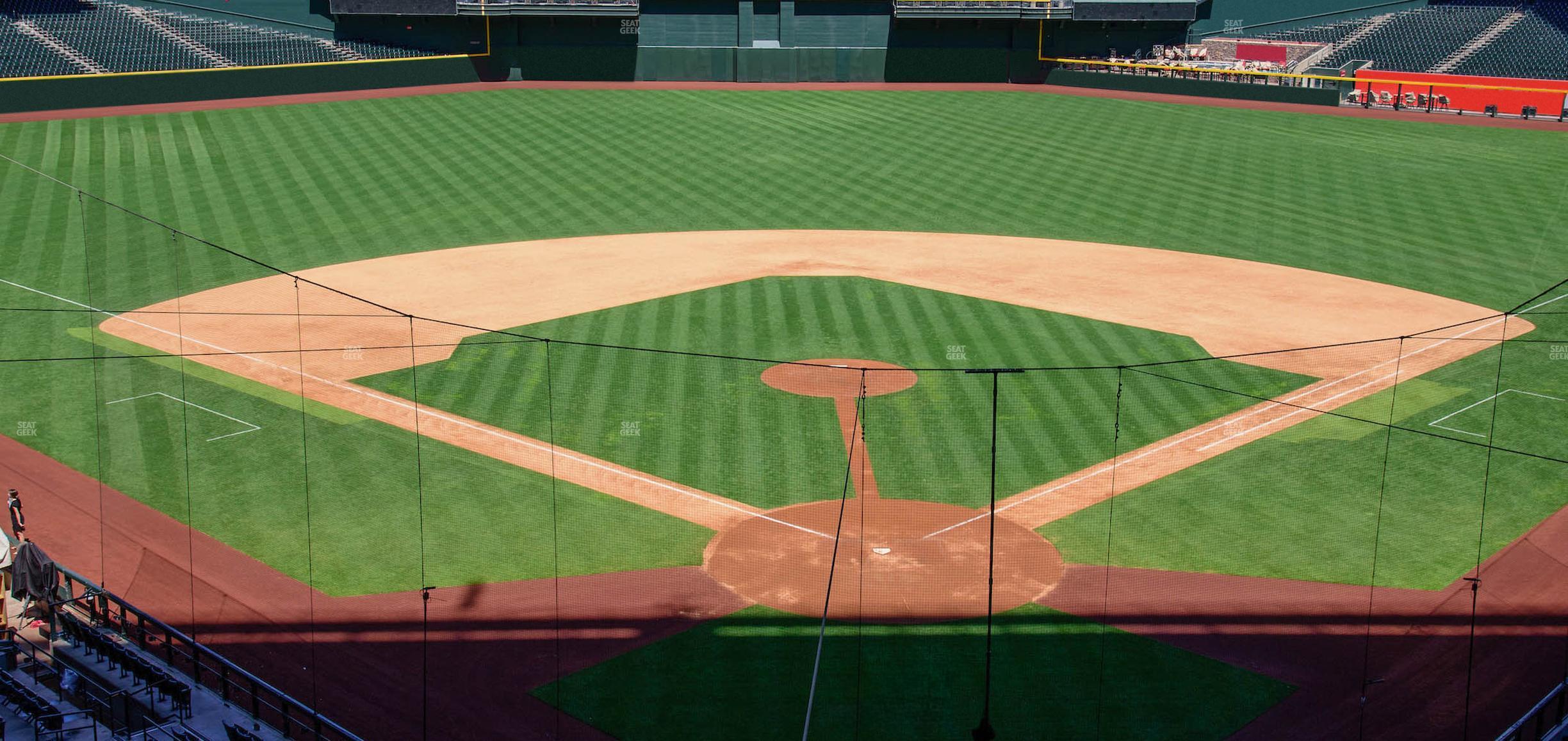 Seating view for Chase Field Section 210 E W