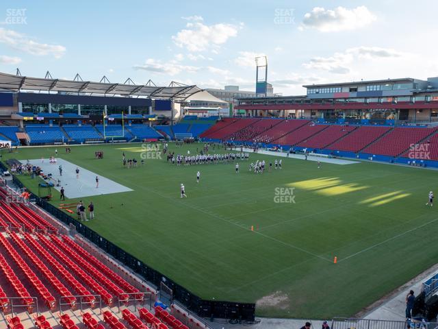 Seating view for Toyota Stadium Section Terrace 133