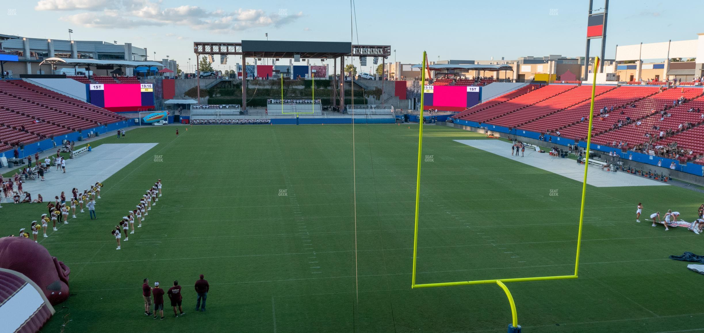 Seating view for Toyota Stadium Section 216