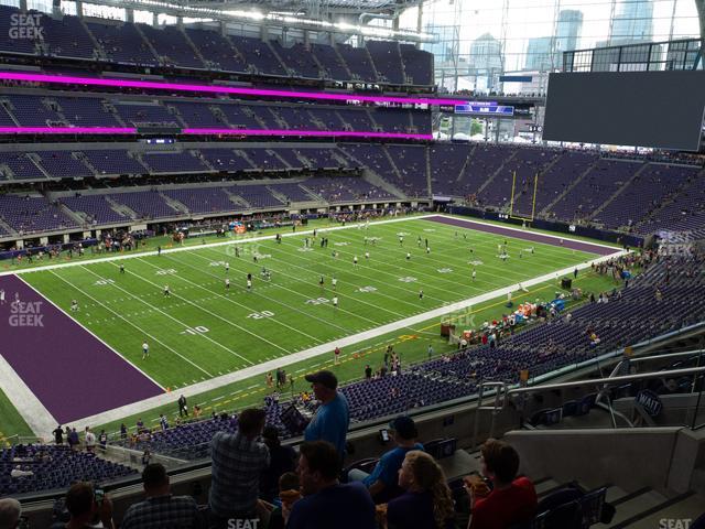 Seating view for U.S. Bank Stadium Section 217