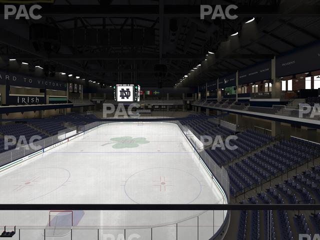 Seating view for Compton Family Ice Arena Section 116