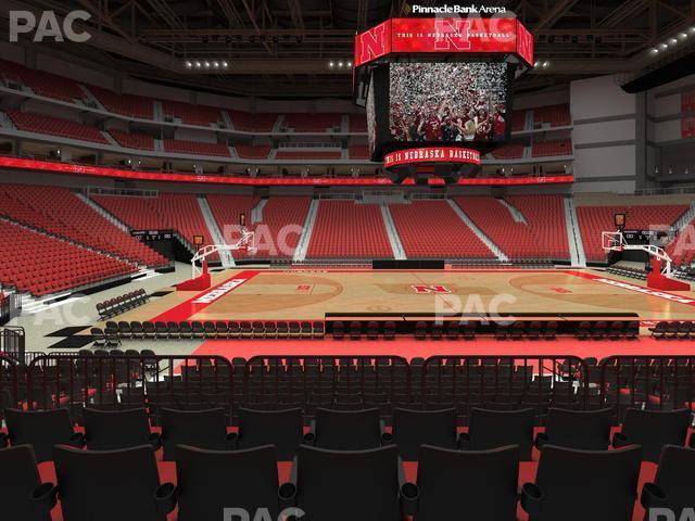 Seating view for Pinnacle Bank Arena Section 107