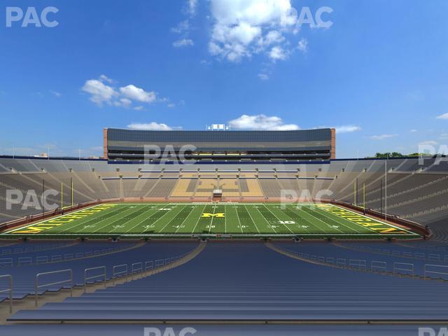 Seating view for Michigan Stadium Section 23