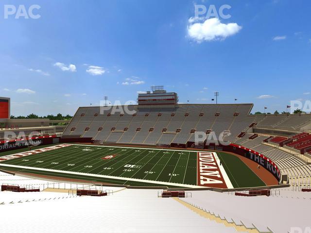 Seating view for Memorial Stadium - Indiana Section 23