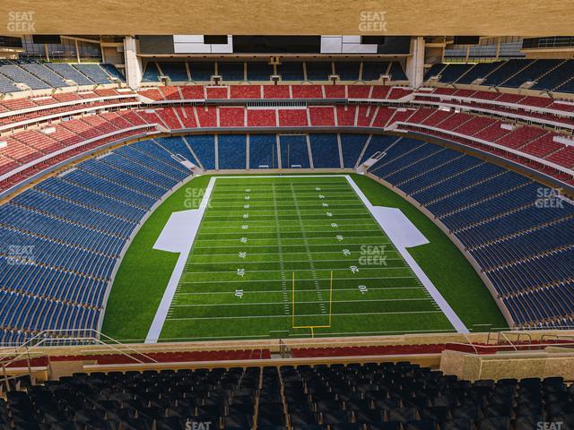 Seating view for NRG Stadium Section 748