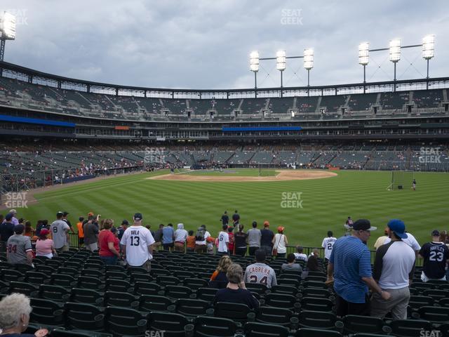 Seating view for Comerica Park Section 104