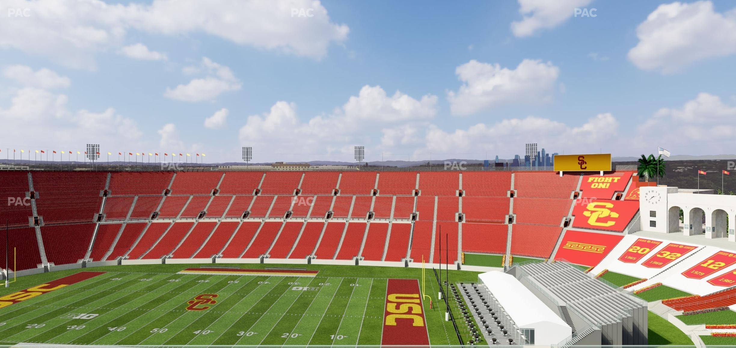 Seating view for Los Angeles Memorial Coliseum Section Suite 502