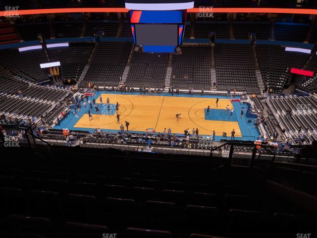 Seating view for Paycom Center Section 323