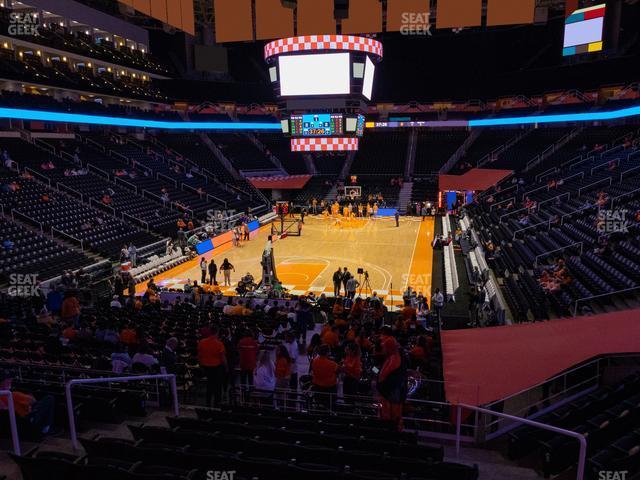 Seating view for Thompson-Boling Arena at Food City Center Section 128