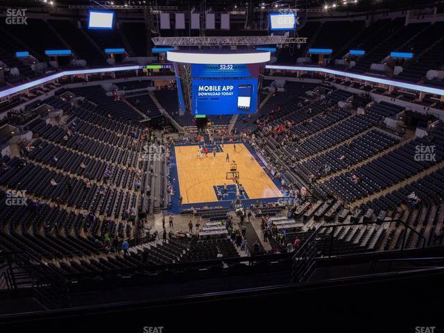 Seating view for Target Center Section 202