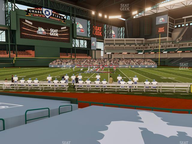 Seating view for Chase Field Section Q