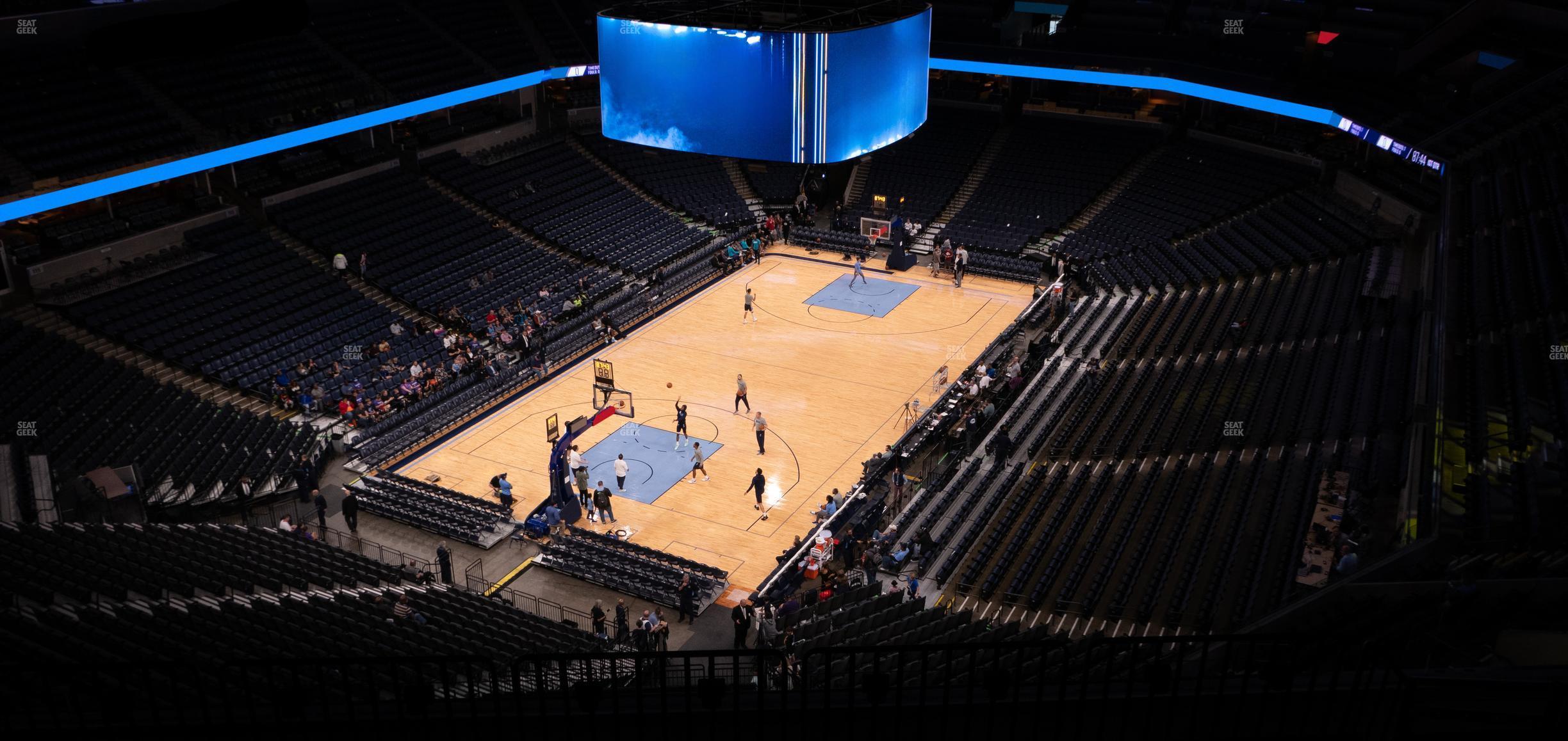 Seating view for FedExForum Section 203