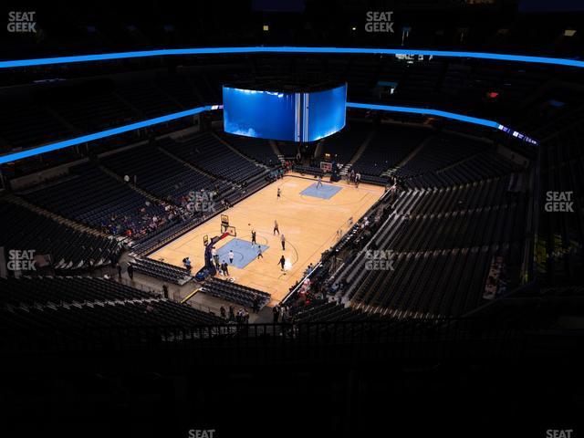 Seating view for FedExForum Section 203