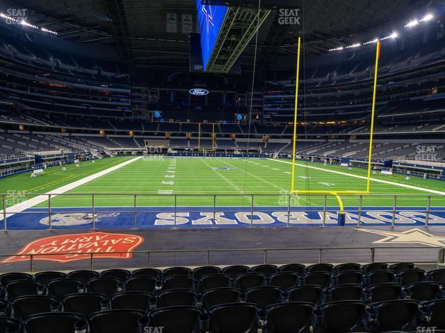 Seating view for AT&T Stadium Section 124