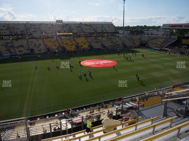 Seating view for Historic Crew Stadium Section 209