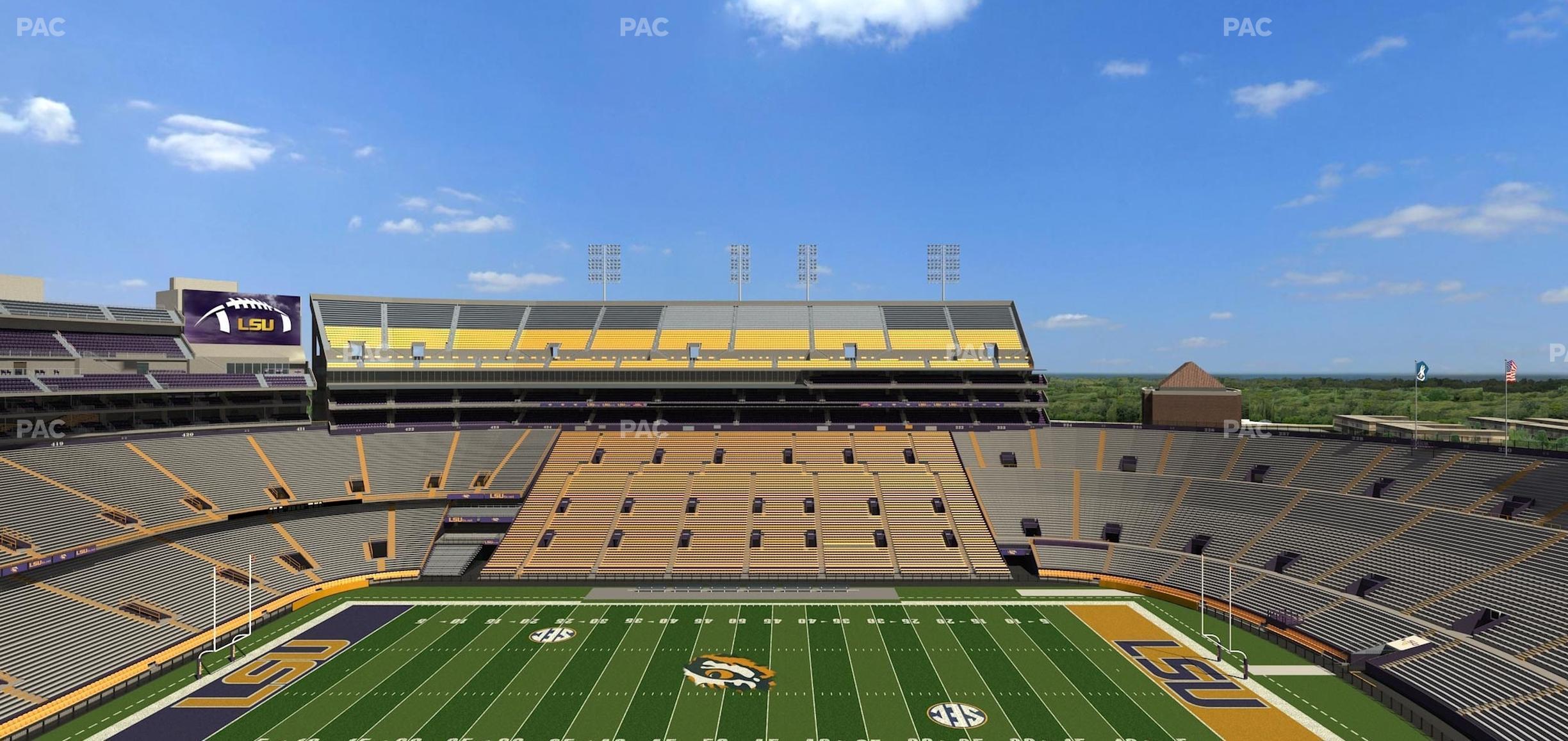 Seating view for Tiger Stadium Section 535