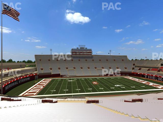 Seating view for Memorial Stadium - Indiana Section 28