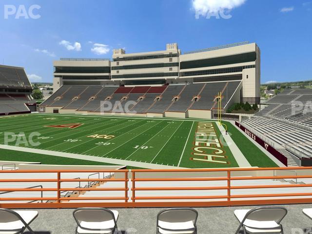 Seating view for Lane Stadium Section 127