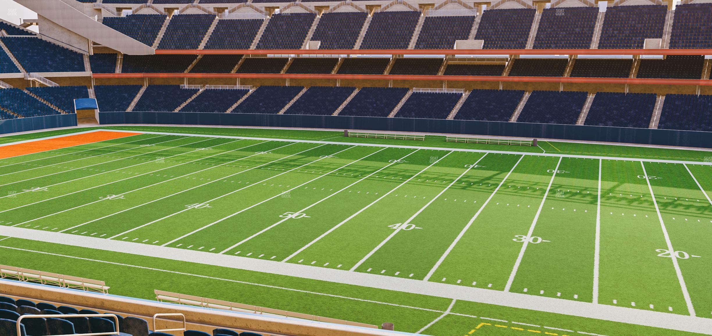 Seating view for Soldier Field Section 207 Club