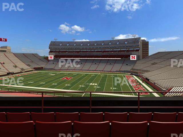 Seating view for Memorial Stadium Nebraska Section 223