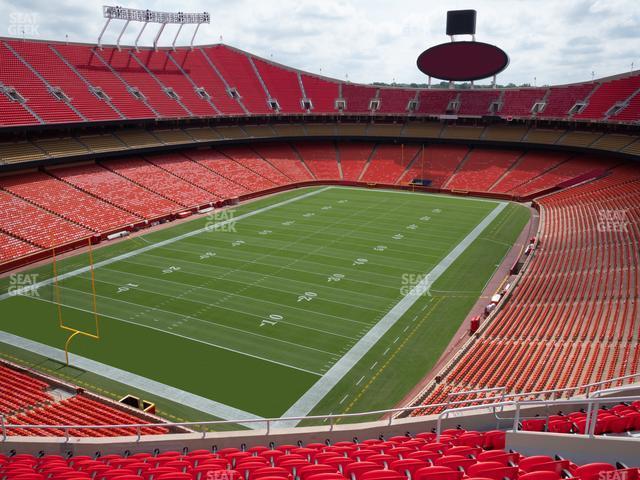 Seating view for GEHA Field at Arrowhead Stadium Section 332